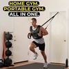 image:imageTRX AllInOne Home Gym System  Complete Suspension Training Kit for Strength Training HIIT amp FullBody Workouts at Home or Outdoors Includes Indoor amp Outdoor Anchors