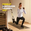 image:imageTRX Suspension Training Mat  NonSlip Gym Mat Black 72 x 24