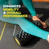 image:imageTRX Training Rev Myofascial Release Roller Travel Massage Roller for Muscles 14Inch Round Foam Roller for Stretching and PostWorkout Recovery