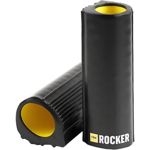 image:imageTRX Training Rocker Myofascial Release Roller Neck and Back Massage Roller for Muscles Round Foam Roller for Stretching and Postworkout Use 13 Inches