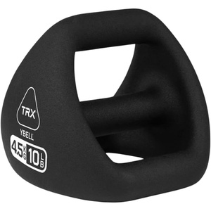 image:imageTRX YBell Neo Series 3in1 Kettlebell Dumbbell and Push Up Bar Workout Equipment  Commercial Grade Neoprene Coated Surface  Perfect for Strength Training amp Conditioning WorkoutsBlack 10